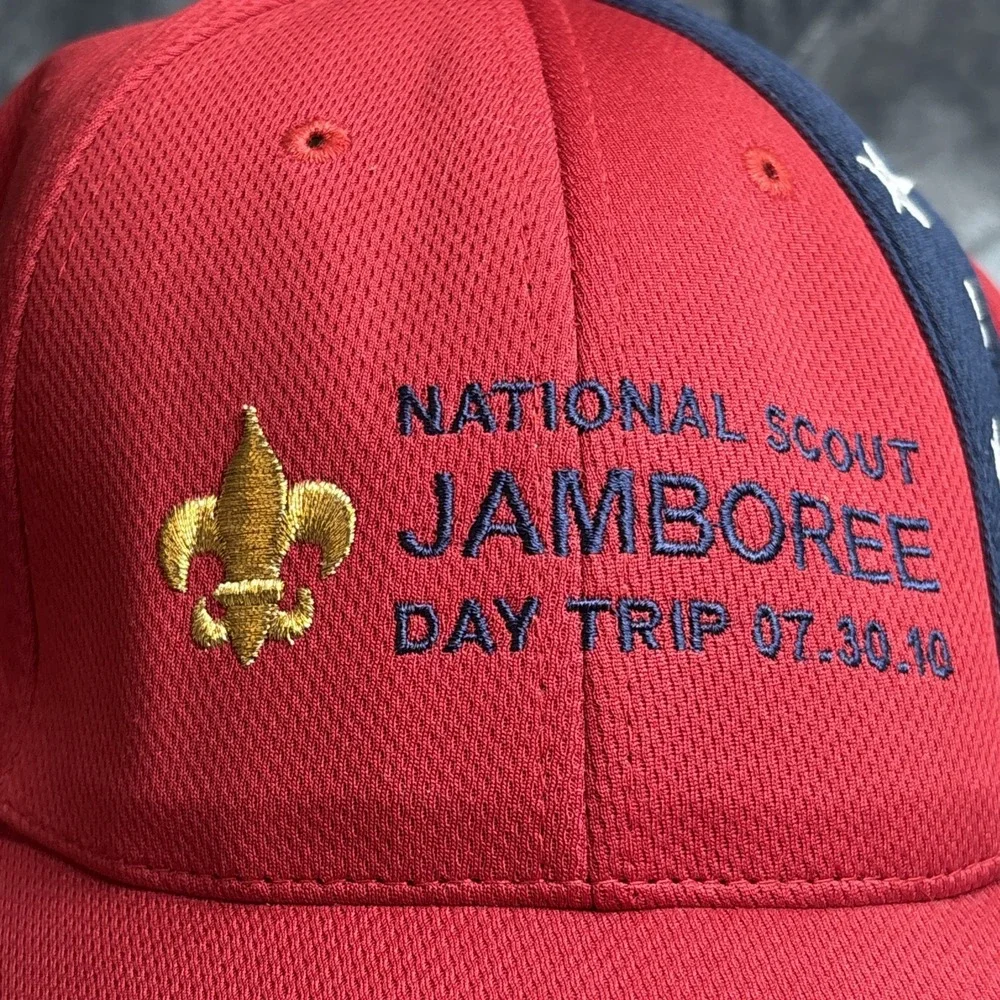 National Boy Scout Jamboree 2010 Hat Fleur de Lis Stars Ball‎ Cap Raleigh NC